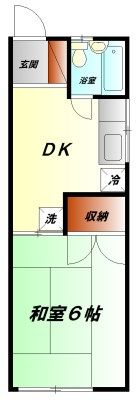 新田ハイツの間取り画像