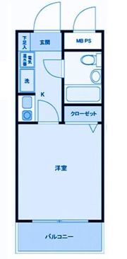 クリオ愛甲石田壱番館の間取り画像