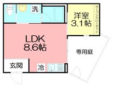 シーキューブ東海岸南の間取り画像