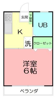 ヤマフジハイツCの間取り画像