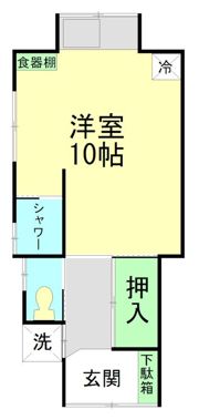 弥生荘の間取り画像