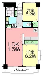 タウンコート湘南の間取り画像