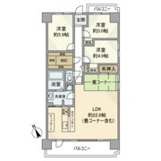 ベルパーク湘南茅ヶ崎C館の間取り画像