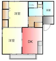 ハイツ・ムズィークAの間取り画像