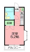 カレッジコーポ吉田の間取り画像