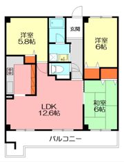 プライムガーデン湘南藤沢の間取り画像