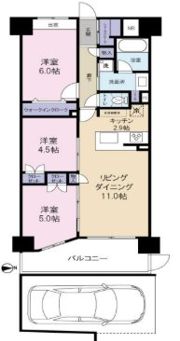 サンクレイドル小田原の間取り画像