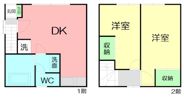 ハイツ市川の間取り画像