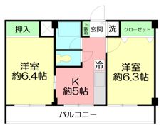 サンパレス21海老名の間取り画像