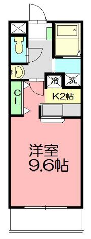 アクアコートの間取り画像