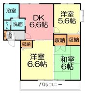 ガーデンコートAの間取り画像