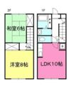 光陽ハイツBの間取り画像