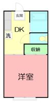 政海ハイツの間取り画像