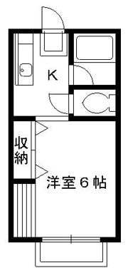 コーポあすなろの間取り画像