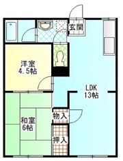 フォーブル酒匂Dの間取り画像
