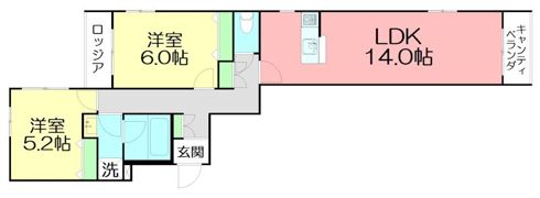 malma kugenumaの間取り画像