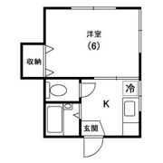キクヤハイツの間取り画像