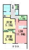 maison de 風花の間取り画像