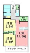 maison de 風花の間取り画像