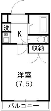 レジデンスジュネスの間取り画像