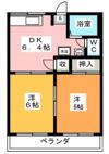 久松ハイツの間取り画像