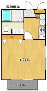 ハイム浜須賀の間取り画像