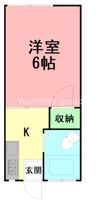カセイハイツの間取り画像