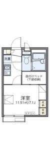 レオパレスストリームIIの間取り画像