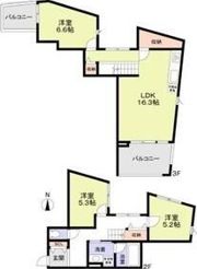 SOUTHERN VILLAGE Iの間取り画像