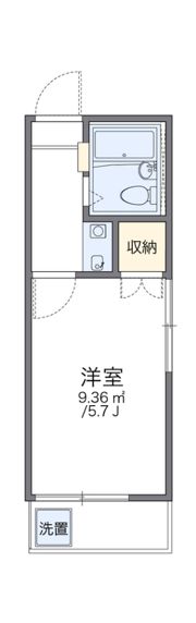 レオパレス東戸塚ヒルズの間取り画像