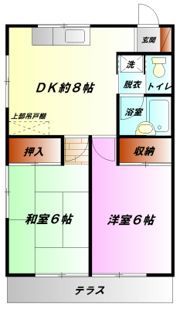 ローズガーデンAの間取り画像