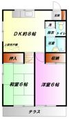 ローズガーデンAの間取り画像