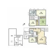 津西戸建の間取り画像
