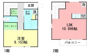 プレベール愛甲の間取り画像