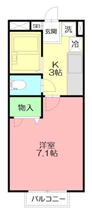 ドミシール鵠沼海岸の間取り画像