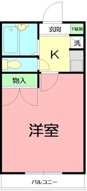 レジデンスジュネスの間取り画像