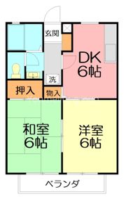 サンビレッジ戸室A・Bの間取り画像