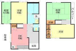 片岡戸建ての間取り画像