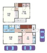 ペットと暮らせる戸建ての間取り画像