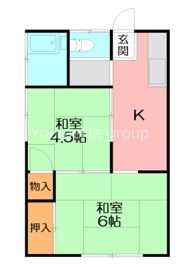 山上アパートの間取り画像