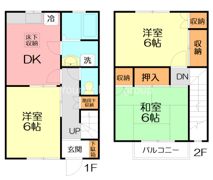 冠テラスの間取り画像