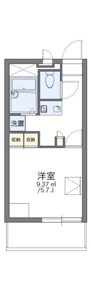 レオパレスクリーンヒルズ南戸塚の間取り画像