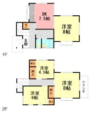 東田原貸家の間取り画像