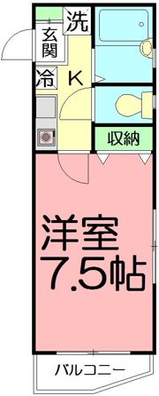 横浜元町ガーデン1の間取り画像