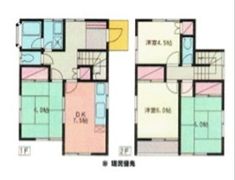 戸建貸家の間取り画像