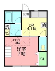 コンフォート辰己の間取り画像
