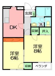 ドミール木村の間取り画像