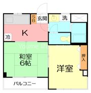 アーレス平塚の間取り画像