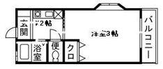 アネックス水嶋の間取り画像