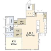 茅ヶ崎市浜竹3丁目戸建1Fの間取り画像